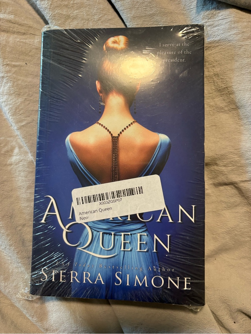 'American Queen' Novel - Blue Cover